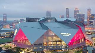 Roof Opening at Mercedes-Benz Stadium