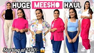 Trendy MEESHO Top’s & Bottomwear Haul || Starting at ₹140/ Try on Haul