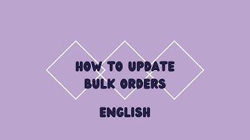 How To Bulk Order Update English - Shipmozo