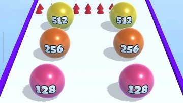 Ball Merge 2048 🏀⚽ MAX LEVELS!! All Levels Gameplay Walkthrough Android iOS NEW UPDATE