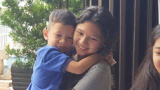 Cai Eating Peppa Pig Pancakes