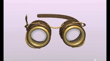 3D Steampunk Goggles
