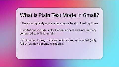 What Is Plain Text Mode In Gmail? - TheEmailToolbox.com