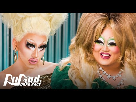 The Pit Stop As9 E04 Trixie Mattel x Kim Chi On Fire! Rupauls Drag Race As9