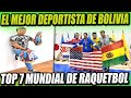 Chuquisaqueño Conrrado Moscoso es el mejor deportista de Bolivia y Top 7 Mundial de Ráquetbol