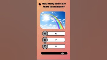 🌈 Do You Know How Many Colors Are in a Rainbow? 🌦️#shorts #viralshorts #riddles #gk #rainbow #rain
