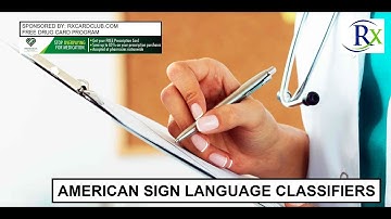 American Sign Language Classifiers