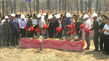 Khởi công xây dựng 2 cột mốc biên giới Việt Nam - Campuchia