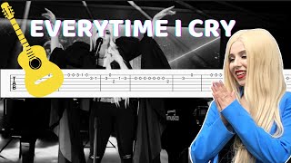 Ava Max - EveryTime I Cry Guitar Tab/Tutorial