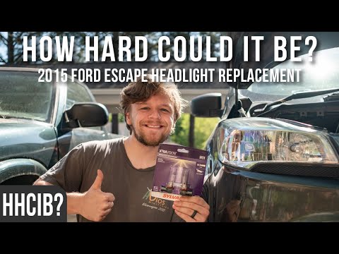 How Hard Could It Be? | 2015 Ford Escape Headlight Replacement