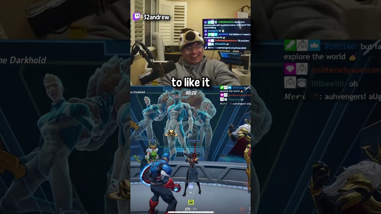 What is this EMOTE😭✌️#marvelrivals #marvelrivalsclips #captainamerica #32andrew #streamer