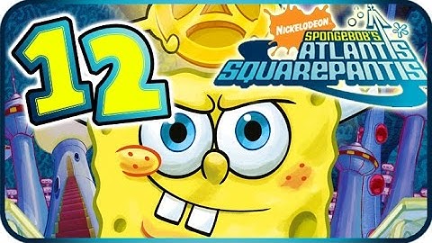 SpongeBob Atlantis SquarePantis Walkthrough Part 12 (PS2, Wii) ☼ Level 12 ☼