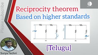 Reciprocity theorem in Telugu|Network series|episode no:7