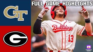 Georgia vs Georgia Tech Baseball FULL GAME HIGHLIGHTS | 2024 College Baseball Highlights | 3/2/24