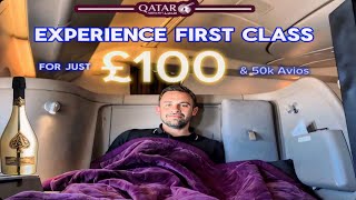 Qatar Airways First Class for £100 plus Avios-I'll Show You How!