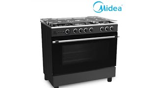 Vidéo: Gaziniere 5 Feux 90x60 cm - Midea  - 36LMG5G080V