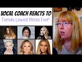 Vocal Coach Reacts to Female Singers Lowest Notes Ever!