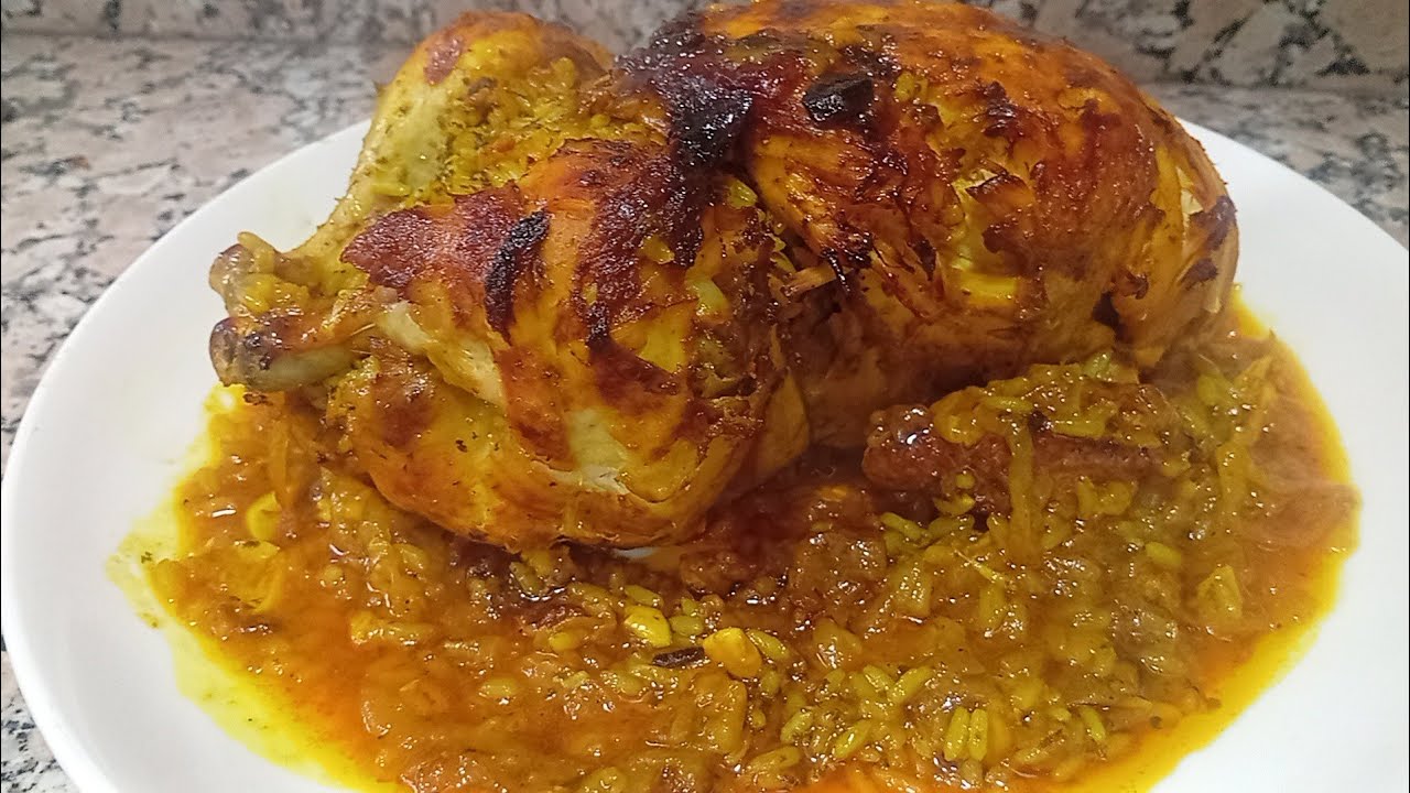 اروع دجاجة معمرة بالروز بتتبيلة خطيرة جربوها بهاد طريقة روعة 