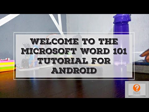 How to use Microsoft Word for Android (the basics)