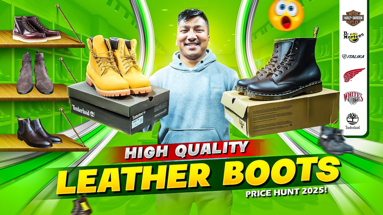 High Quality Leather Boots Price in Nepal 2025| Timberland| Dr. Martens| White's Boot Price in Nepal