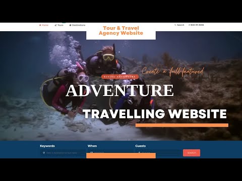 Tour U0026 Travel Website + Itinerary | Destination Travel Agency Website Theme | GoTo WordPress Theme