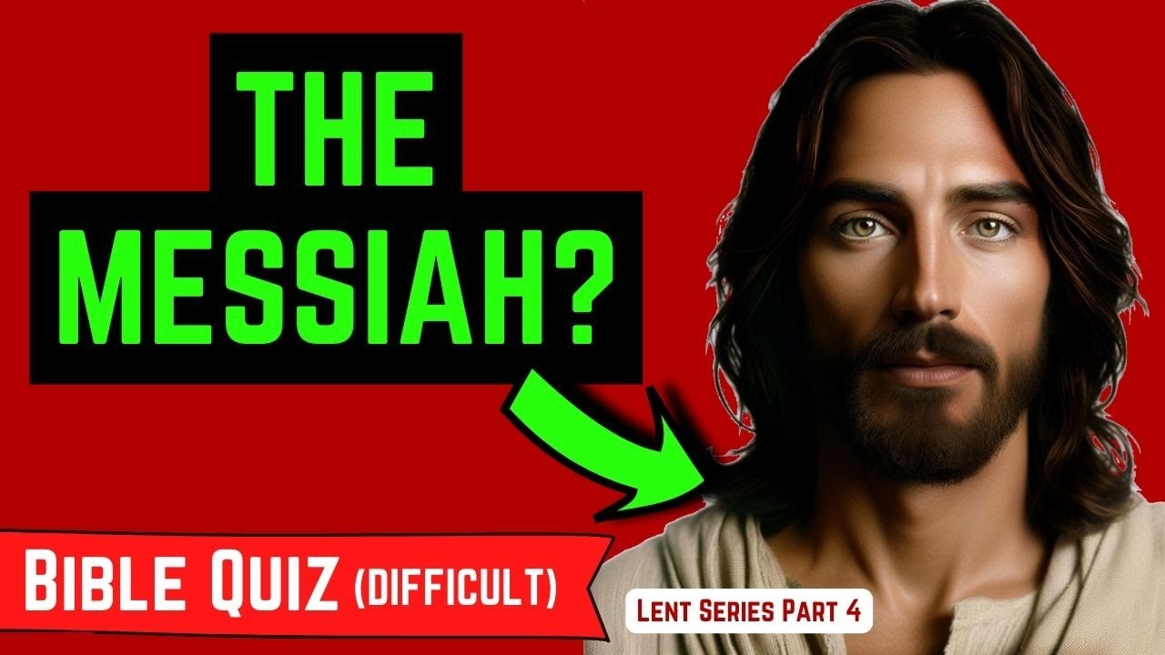 Jesus Bible Quizzes | Messianic Prophecies | Most won't get 💯%! - YouTube