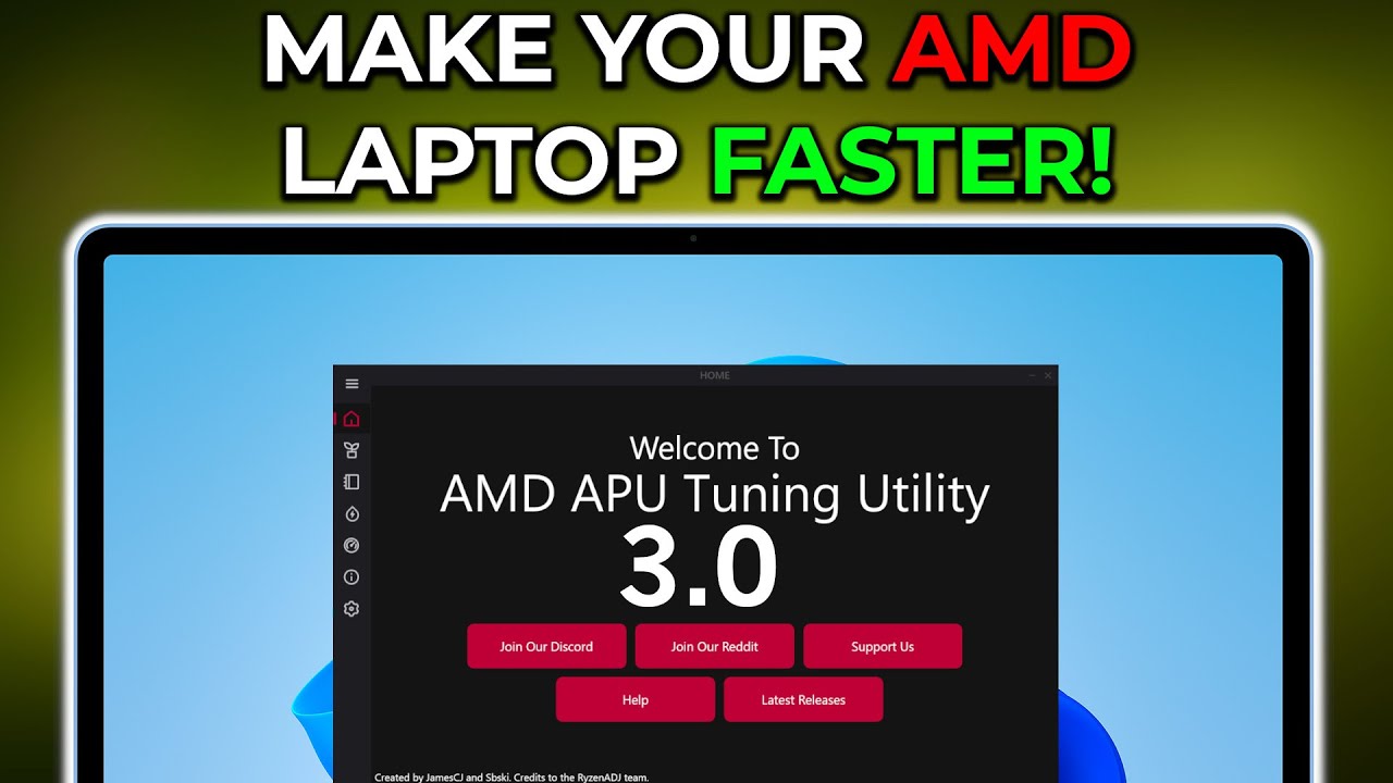 AMD APU TUNING UTILITY 3.0 | How To Raise AMD APU TDP | RYZEN 2000, 3000,  4000, 5000, 6000 Series - YouTube