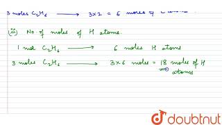 In Three Moles Of Ethane C 2 H 6 Calculate The Following I Number Of Moles Of Carbon Youtube In Three Moles Of Ethane C 2 H 6 Calculate The Following I Number Of Moles Of Carbon Youtube