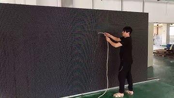 LED VIDEO WALL WATERPROOF TEST