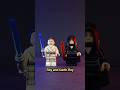 Lego Rey and Darth Rey from Lego Star Wars Rebuild the Galaxy and Star Wars The Force Awakens #lego