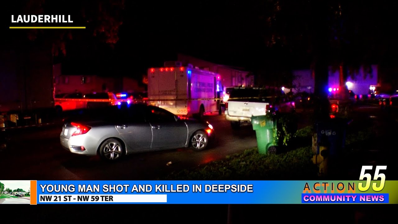 Young man shot and killed in Deepside, Lauderhill police on scene