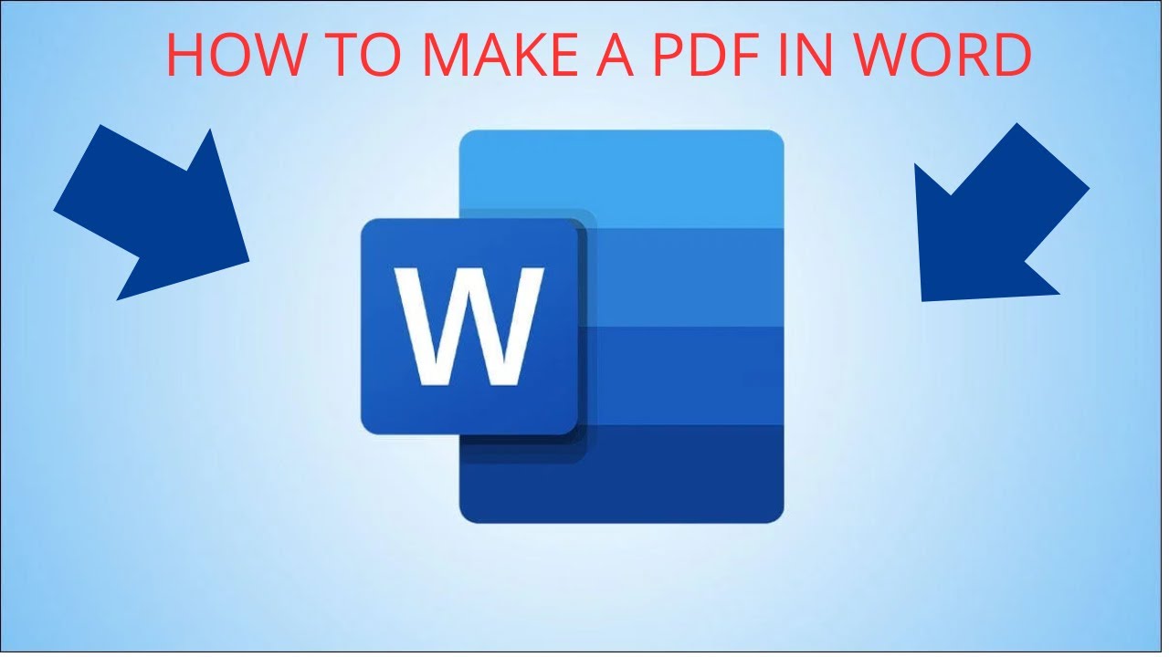 How to Convert Word Document to PDF – Easy Step by Step (2025) - YouTube