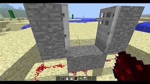 How to Create a Keycard Activated Door With Alarm! (No mods or command blocks): Minecraft