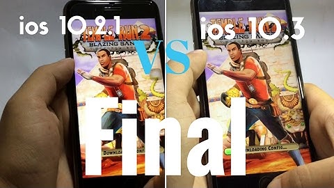 ios 10.3 vs ios 10.2.1 iphone 7 plus 128gb Speed | geekbench 4 Test