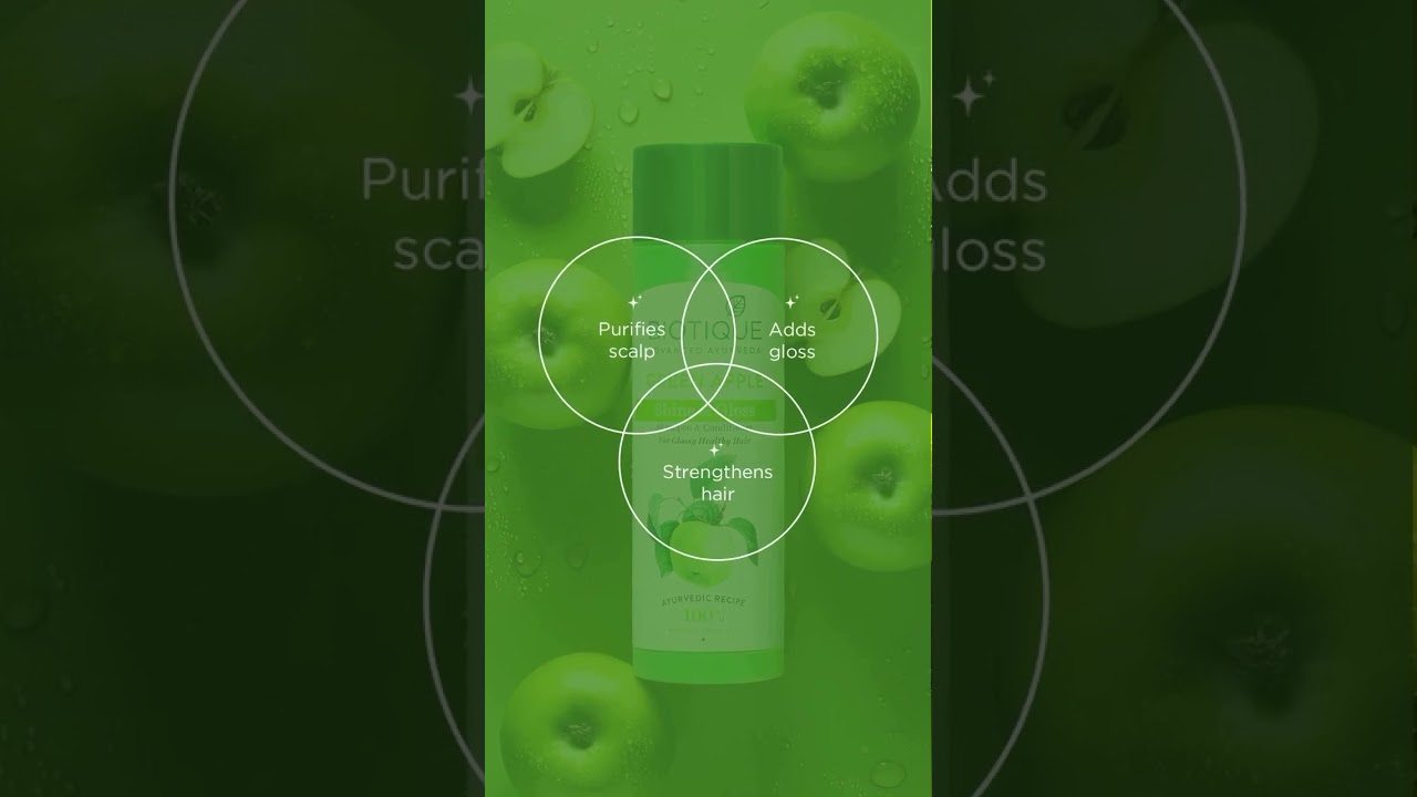 Shiny, Glossy, Strong 💚 | Biotique Green Apple Shampoo for Everyday Hair Goals