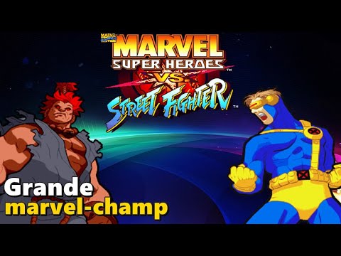 Partida Muito Difcil. Marvel Super Heroes vs Street Fighter.