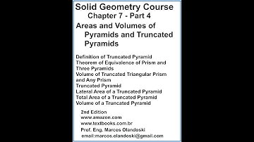 COURSE OF SOLID GEOMETRY - CHAPTER 7 - PART 4 - 2nd EDITION
