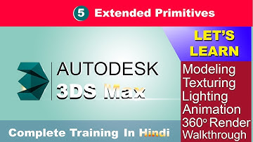 3ds Max Hindi Tutorial-Extended Primitives