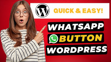 How To Add WhatsApp Button On WordPress Website 2025 🔥 - (FAST & Easy!)