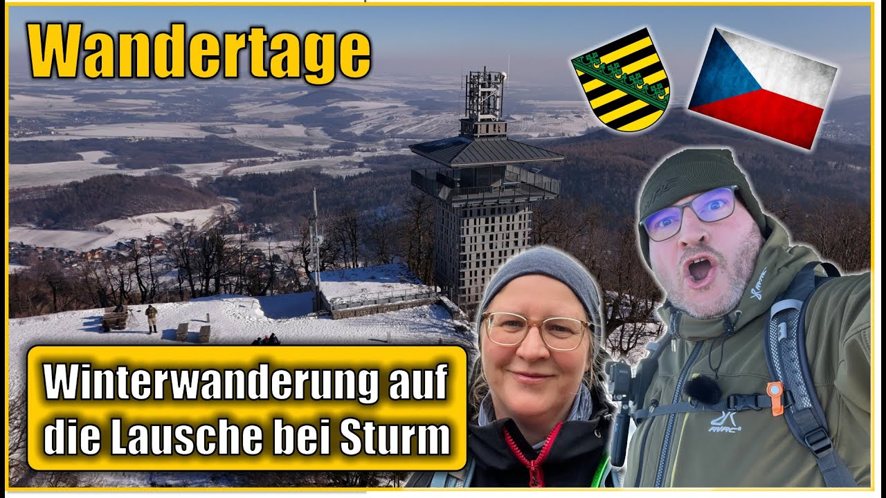 DIE LAUSCHE IM WINTER | STÜRMISCHE WINTERWANDERUNG | PENSION GRENZBAUDE | ZITTAUER GEBIRGE | S9 F10