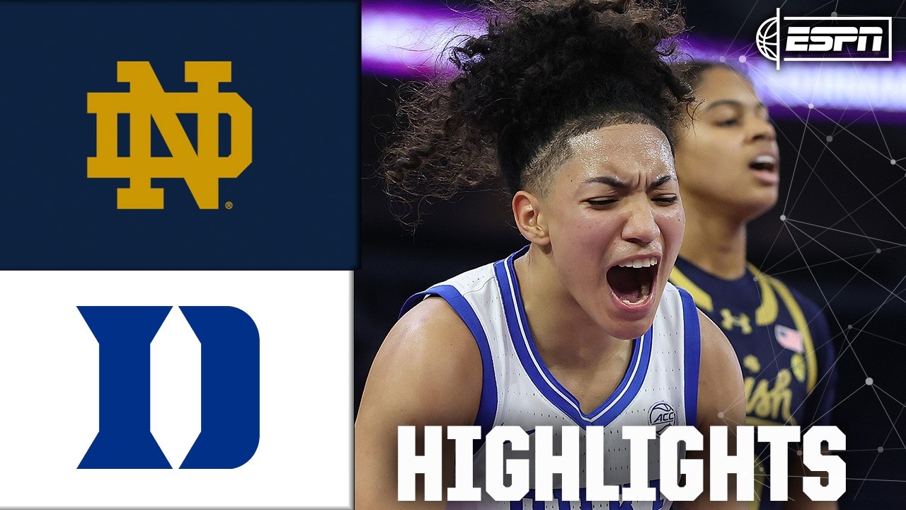 Duke Blue Devils vs. Notre Dame Fighting Irish | ACC WBB Tournament Highlights | ESPN CBB