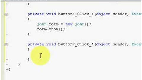 c# tutorial part 1 (link a form)
