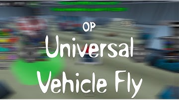 [FE] Universal Vehicle Fly Script - 2025