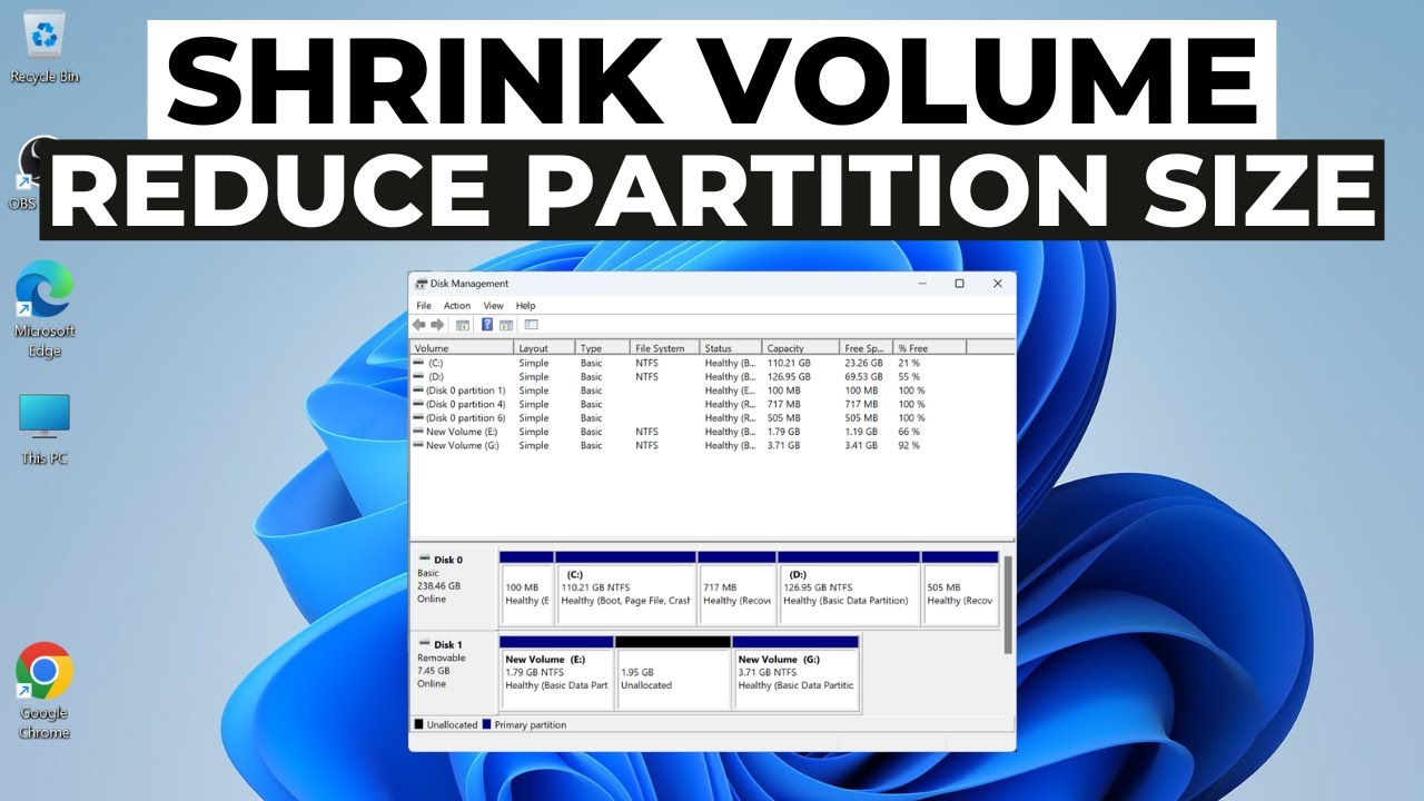 how-to-shrink-volume-in-windows-11-youtube