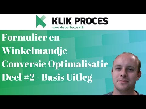 Basis Uitleg Formulier en Winkelmandje Conversie Optimalisatie - Deel #2