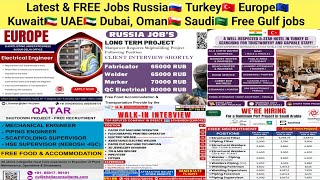 Latest & FREE Jobs Russia🇷🇺 Turkey🇹🇷 Europe🇪🇺 Kuwait🇰🇼 UAE🇦🇪 Dubai, Oman🇴🇲 Saudi🇸🇦 Free Gulf jobs  screenshot 4