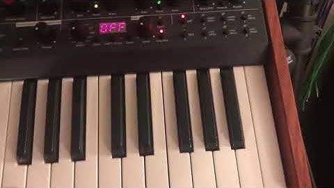 How to use arpeggiator on MFB Dominion 1