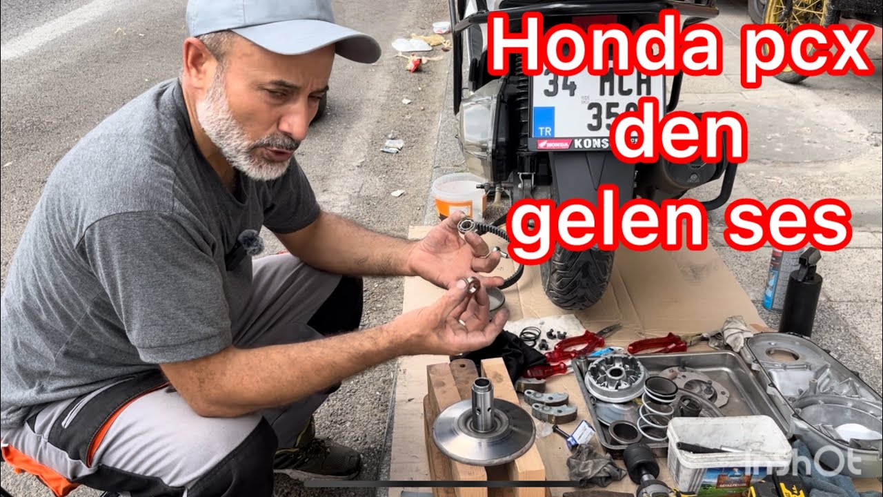 Honda pcx varyatör den gelen ses tespit ve rulman dan gelen ses rulman değişimi  05376982102