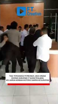 Tiga Tersangka P3mbunuh4n Divonis Ringan, Keluarga Korban Histeris