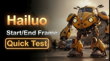 AI Robot Beetle – Hailuo Start/End Frame Motion Test (4K)